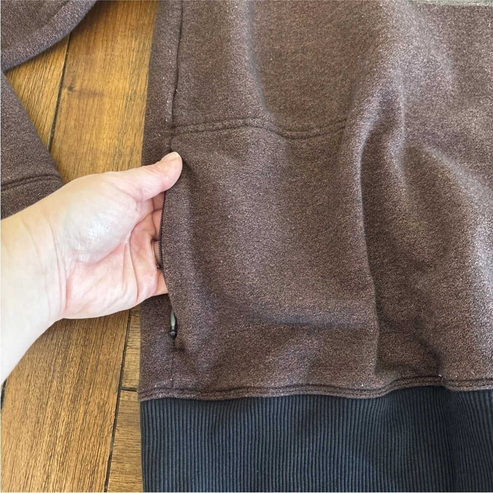 Under Armour Threadborne Women’s PullOver Hoodie Sweatshirt Medium Burgundy - Picture 7 of 14